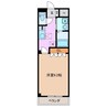 プレッソリーバ 1Kの間取り