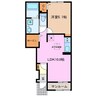 ソラティオ 1LDKの間取り