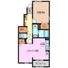 アングルワＢ 1LDKの間取り