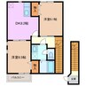 プチメゾン 2DKの間取り