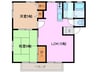 ソレイユ 2LDKの間取り