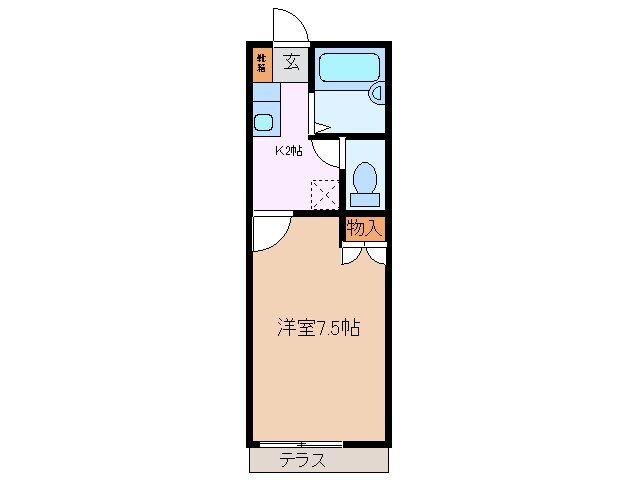 間取り図 シティ高橋Ⅱ