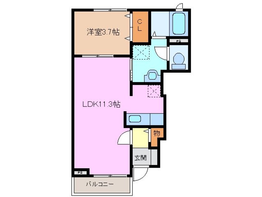 間取図 ルネ　ウィンク