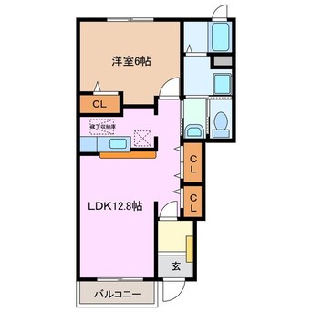 間取図 エアリー谷口A