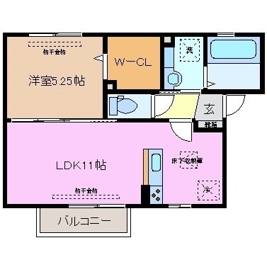 間取り図 カーム・ハイツ