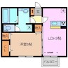 レスピーユ 1LDKの間取り