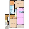 スターヒル 2LDKの間取り