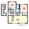 クレアール 2LDKの間取り