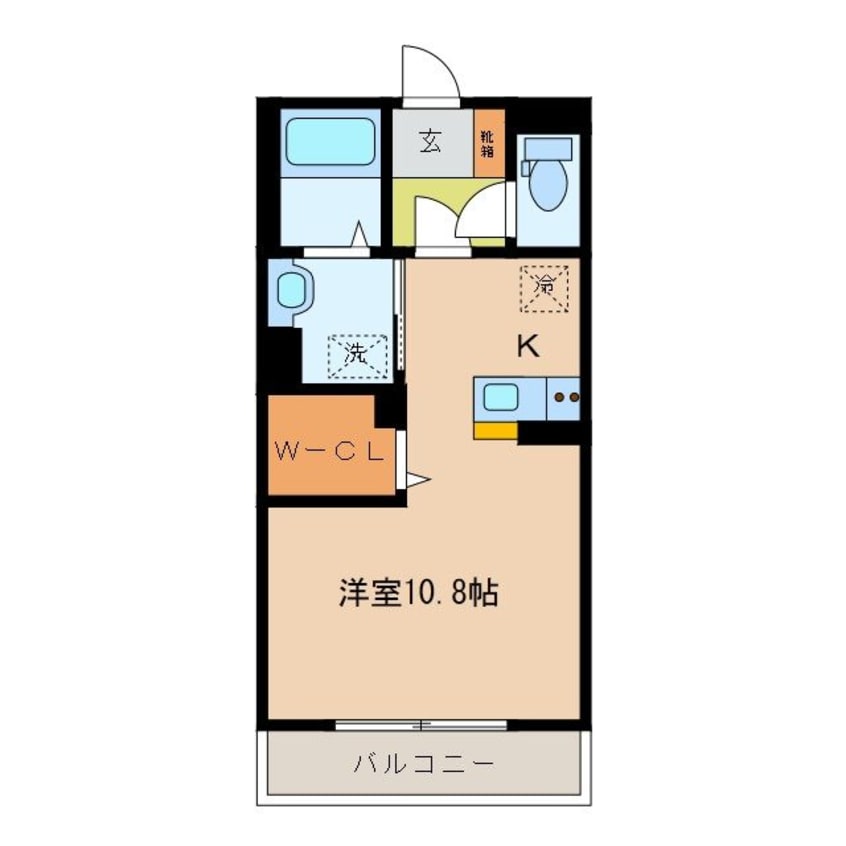 間取図 クレールエスパシオ