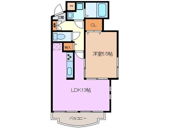 間取図 グランシスサウスウエスト
