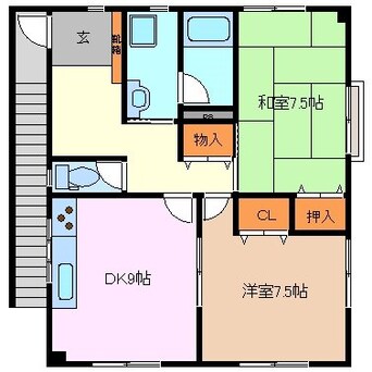 間取図 H様アパート