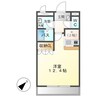 コンフォース西阿倉川 1Kの間取り