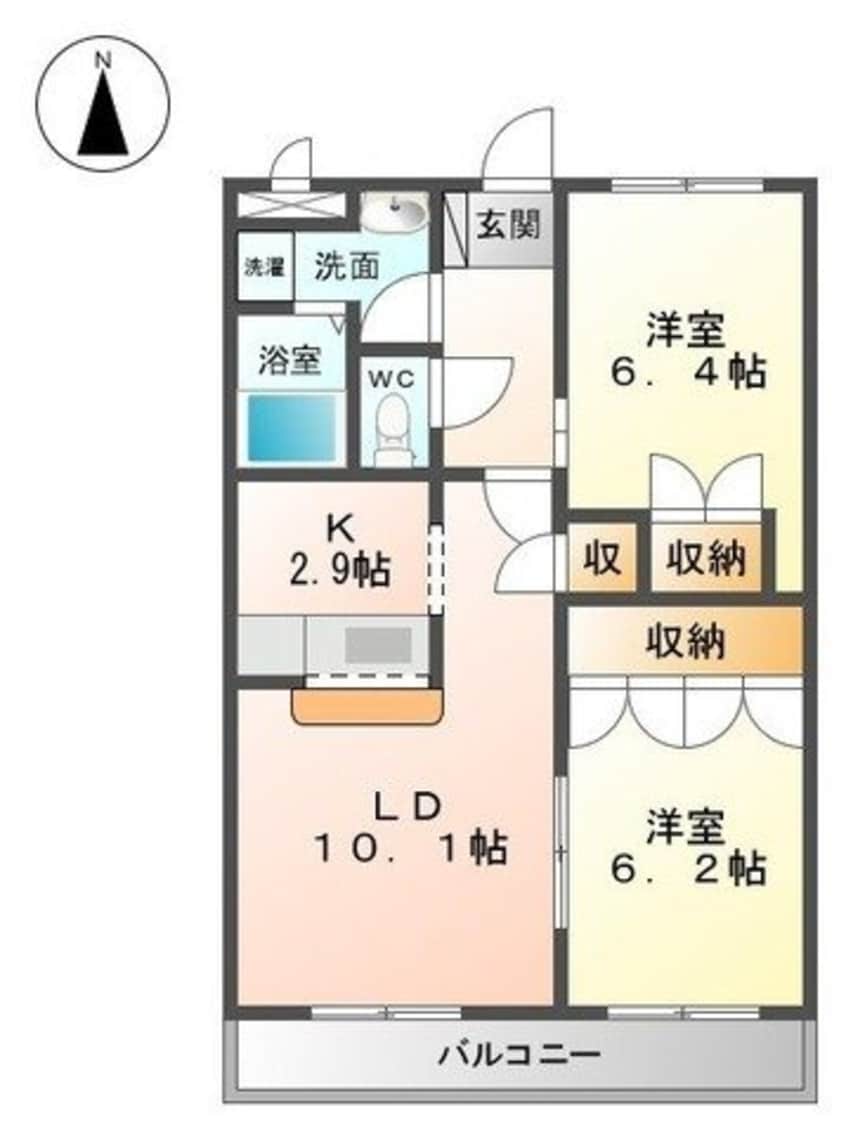 間取図 メゾン・ド・アンジュ　Ａ
