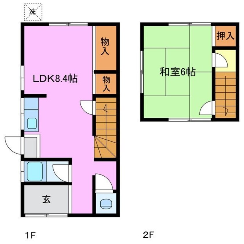 間取図 四日市市南納屋戸建