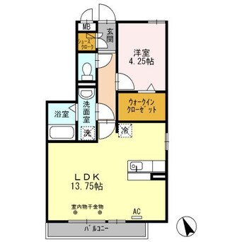 間取図 エスペランサ　Ｓ