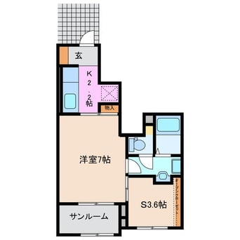 間取図 Ｆｉｏｒｅ・Ｍ