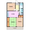 糸与ビル 3DKの間取り
