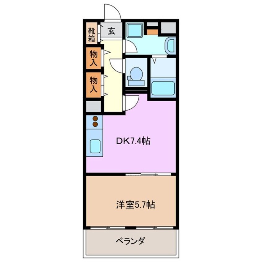 間取図 クオーレトラストⅢ