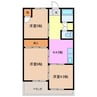 第一セントラルビル 3Kの間取り