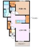 ル　ソレイユ 1LDKの間取り