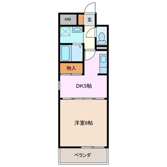 間取図 Amenity大井手