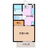 エンドレスゴトウ　Ｃ 1Kの間取り