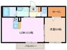 ラヴィタシア 1LDKの間取り