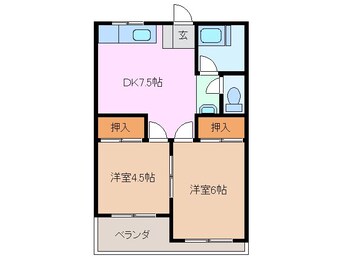 間取図 パークテラス城北