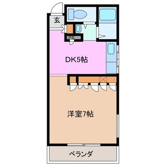 間取図 メゾンスイリュウ