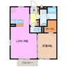 リビングタウン四日市芝田　A 1LDKの間取り