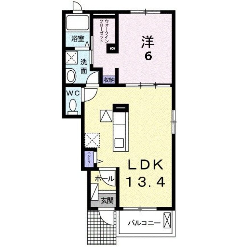 間取図 グランデ・ルーチェＡ
