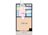 アイボンラビアン 1Kの間取り