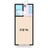 シャトル光 1Rの間取り