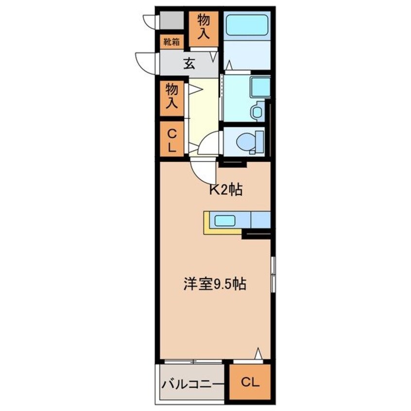 間取図 カームタウン