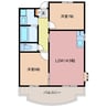 マンションマチノ 2LDKの間取り