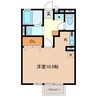 カサグランデⅠ 1Rの間取り
