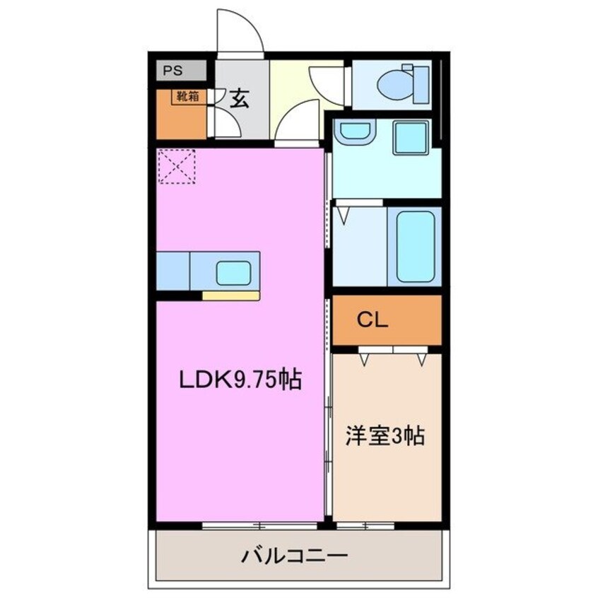 間取図 ニエット