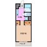 グランドゥール城西 1Kの間取り