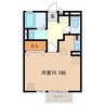カサグランデⅠ 1Rの間取り