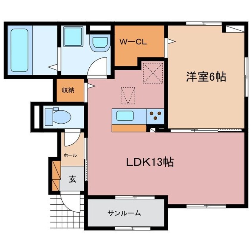 間取図 ジュゼルゥ