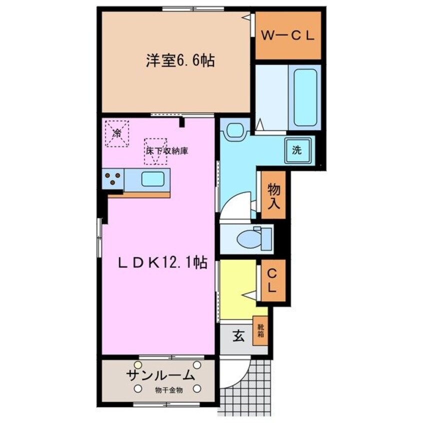 間取図 ウイングスⅠ