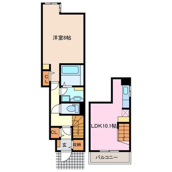 間取図 メゾン　デュ　ベル　アルブル