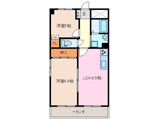 間取り図 アーバンコア南浜田
