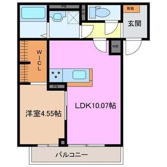 間取図 Aqua Louis Mer