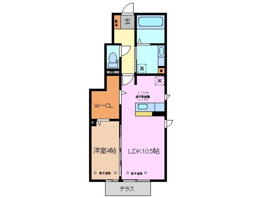 間取図 レガーメ三ツ谷