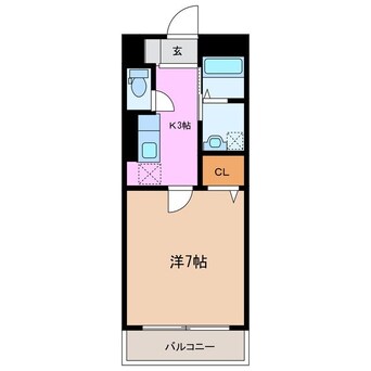 間取図 ブルーボンネット