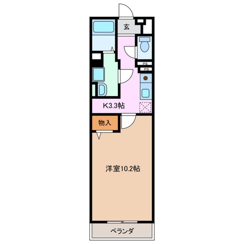 間取図 シャトーヴェール