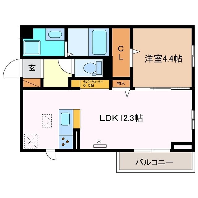 間取り図 フォルトゥーナ　ヒロ