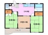 メゾン吉川 3DKの間取り