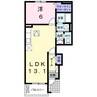 ＧｒｏｖｅⅡ 1LDKの間取り
